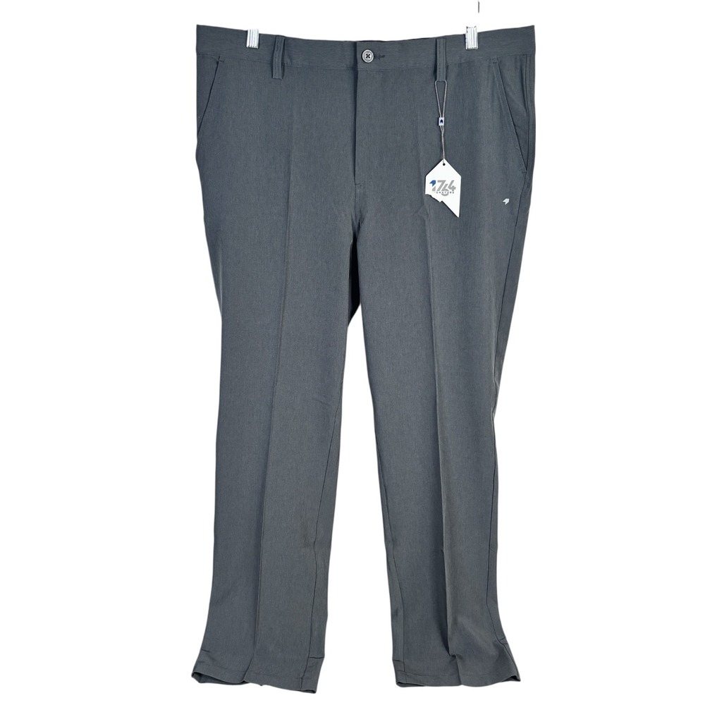 NEW 1764 Golf Wilkes Performance Pants Charcoal Gray‎ Stretch Mens 38x30 $70